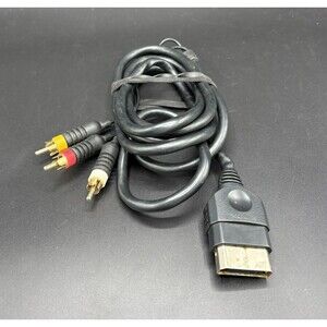 OEM ORIGINAL XBox 1st Gen Hookup Connection Kit Regular Power Cord AV Cable